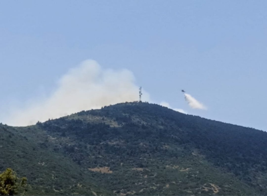 Χωρίς ενεργό μέτωπο η φωτιά στον Κιθαιρώνα κοντά στις Ερυθρές Αττικής 