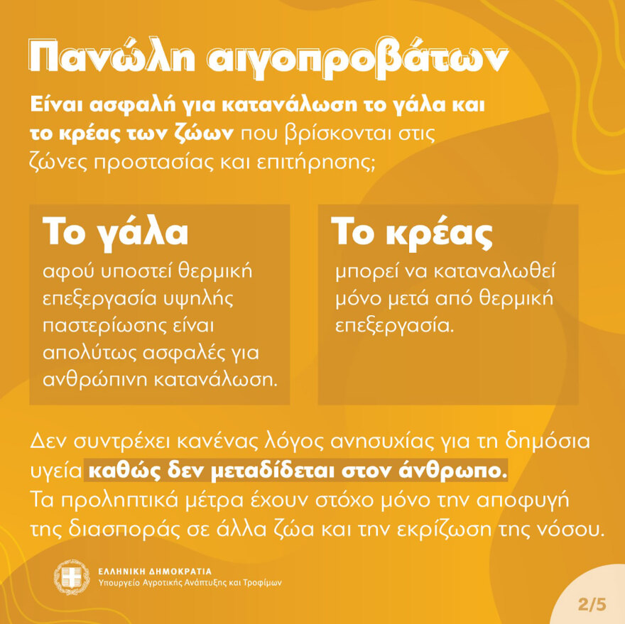 Πανώλη των αιγοπροβάτων: Έχουν εντοπιστεί εννέα κρούσματα – Έχουν θανατωθεί πάνω από 2.400 ζώα