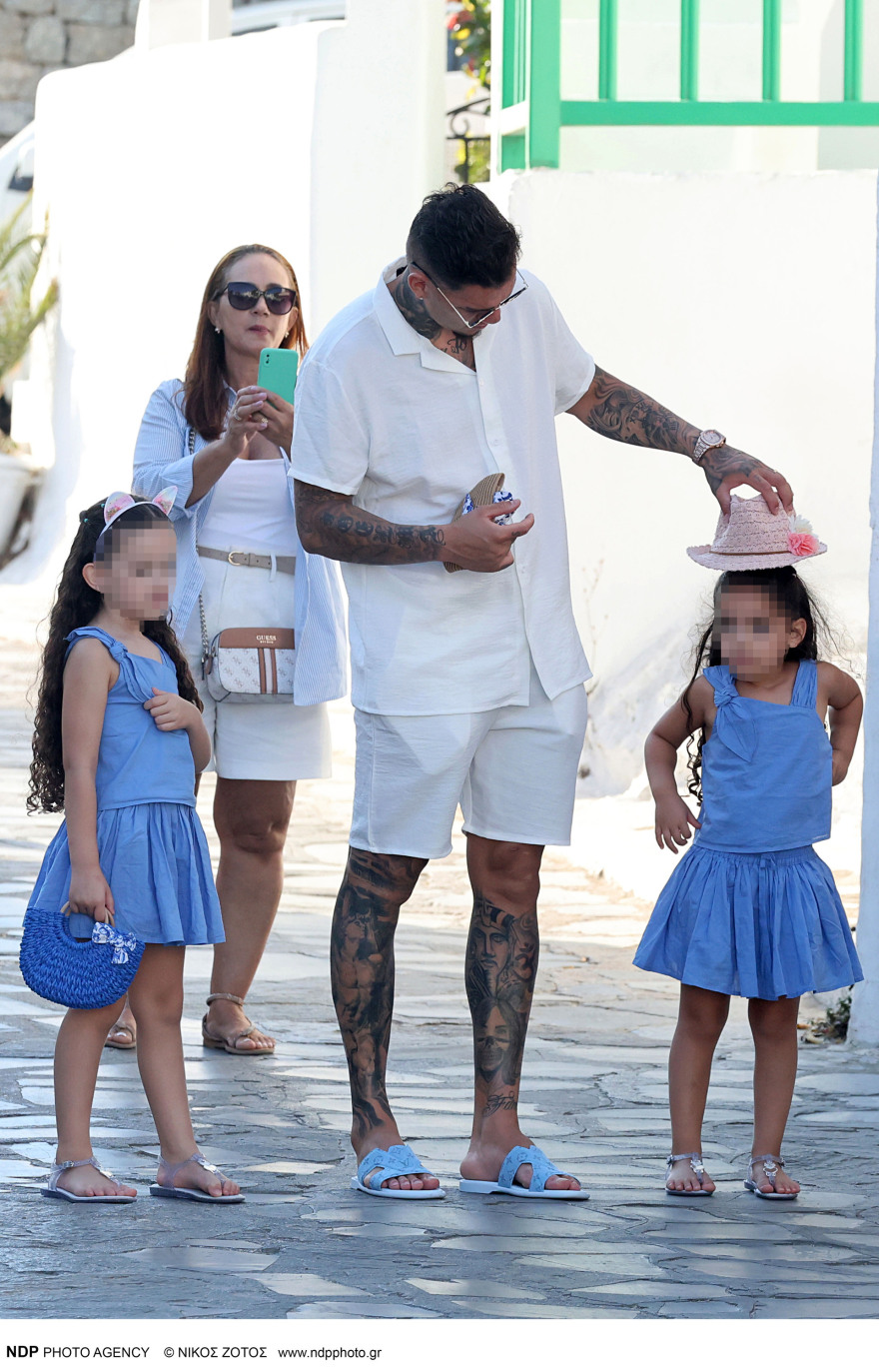 Έντερσον Μοράες: Οι βόλτες στη Μύκονο με την οικογένειά του