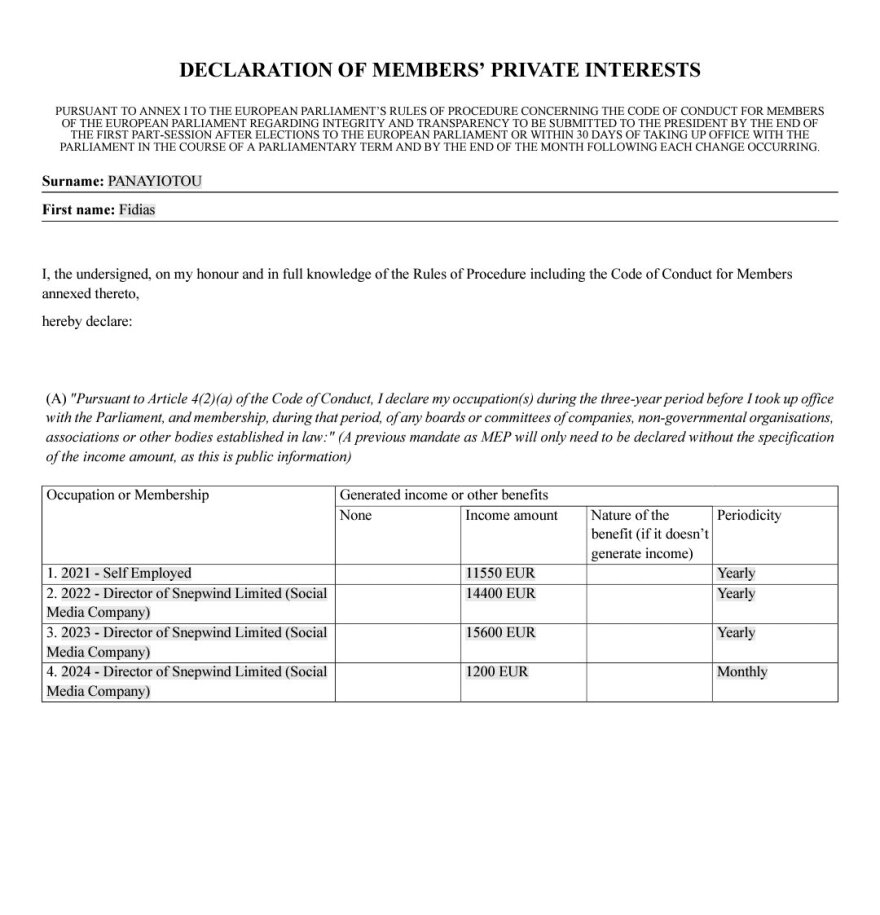 Κύπρος: Προκλητική απάντηση του ευρωβουλευτή Φειδία σε παιδιά αγνοουμένων - «Μεγάλη ιδέα έχετε για τον εαυτό σας»