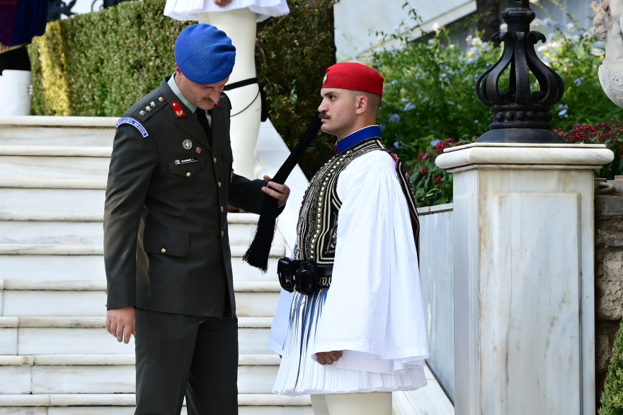Η δεξίωση για τα 50 χρόνια από την Αποκατάσταση της Δημοκρατίας στο Προεδρικό Μέγαρο - Δείτε φωτογραφίες