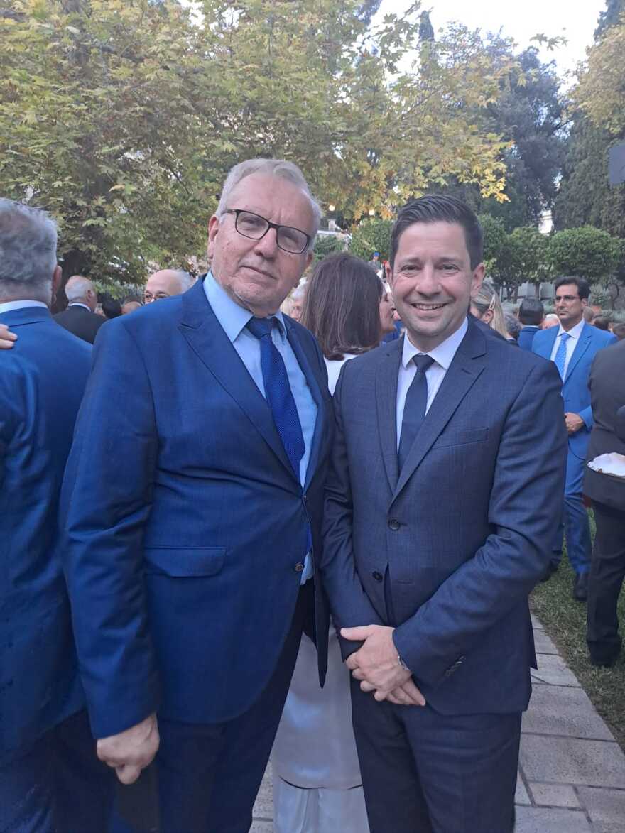 Η δεξίωση για τα 50 χρόνια από την Αποκατάσταση της Δημοκρατίας στο Προεδρικό Μέγαρο - Δείτε φωτογραφίες