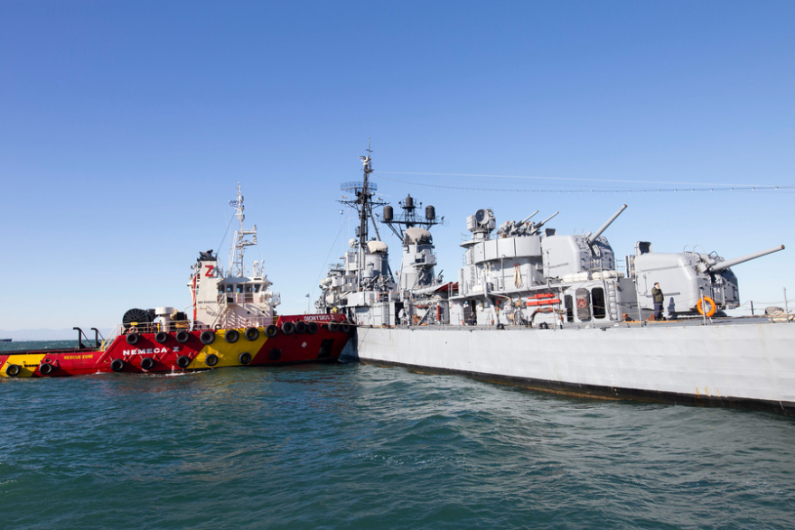 Θεσσαλονίκη: Στη Σαλαμίνα για την πλήρη αποκατάσταση των ζημιών θα μεταφερθεί το αντιτορπιλικό «Βέλος»