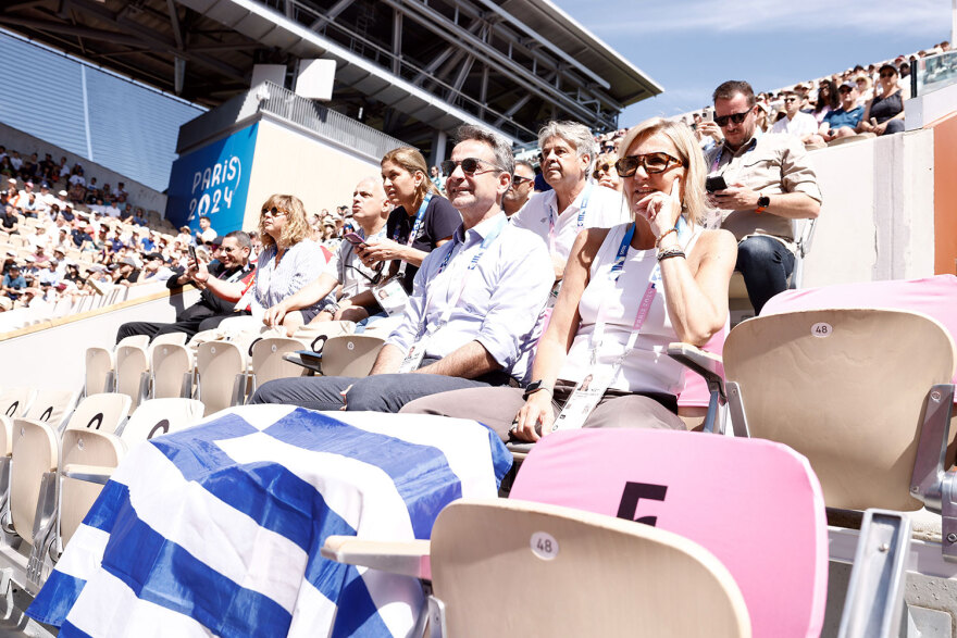 Παρίσι 2024: Στους αγώνες των Τσιτσιπά και Σάκκαρη ο Κυριάκος Μητσοτάκης