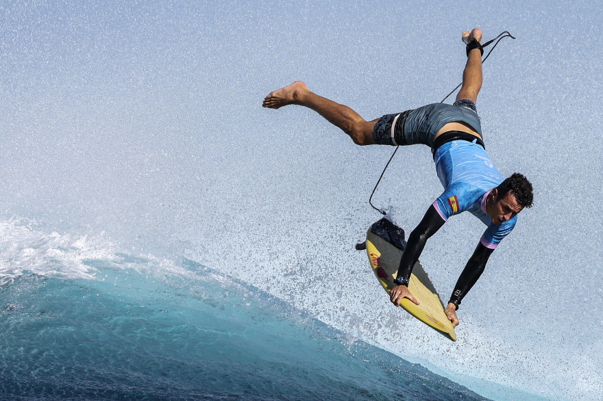 Ολυμπιακοί Αγώνες 2024: Ο... ιπτάμενος Γκαμπριέλ Μεδίνα χάρισε μία από τις πιο εντυπωσιακές φωτογραφίες των Αγώνων