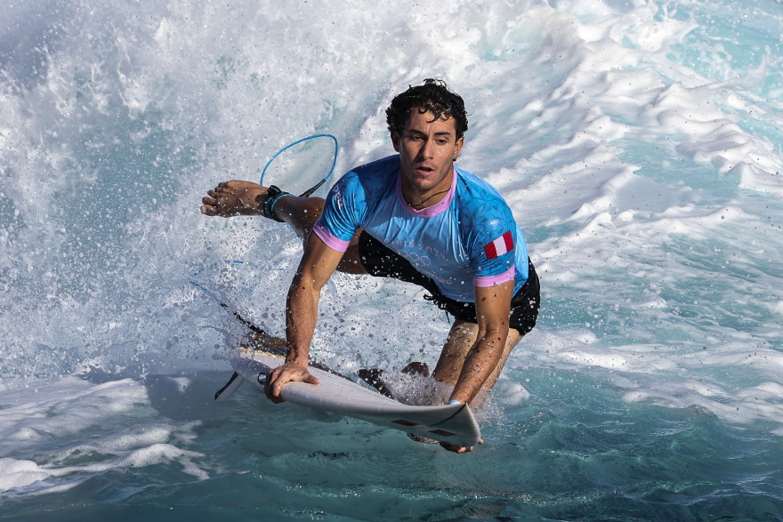 Ολυμπιακοί Αγώνες 2024: Ο... ιπτάμενος Γκαμπριέλ Μεδίνα χάρισε μία από τις πιο εντυπωσιακές φωτογραφίες των Αγώνων