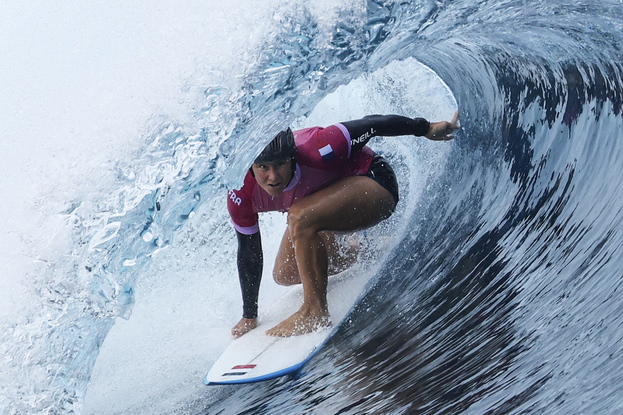 Ολυμπιακοί Αγώνες 2024: Ο... ιπτάμενος Γκαμπριέλ Μεδίνα χάρισε μία από τις πιο εντυπωσιακές φωτογραφίες των Αγώνων