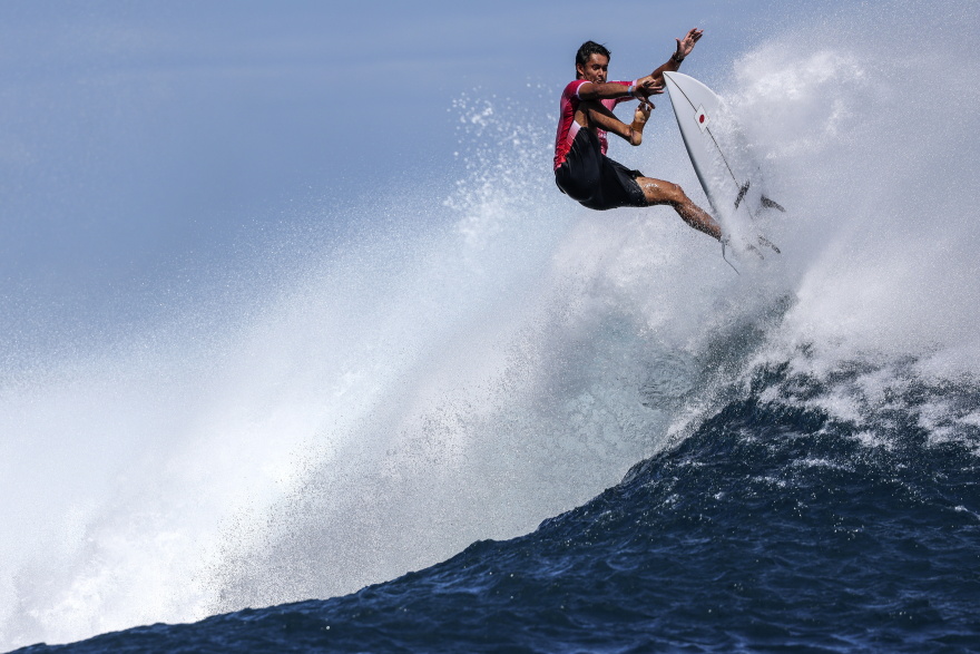 Ολυμπιακοί Αγώνες 2024: Ο... ιπτάμενος Γκαμπριέλ Μεδίνα χάρισε μία από τις πιο εντυπωσιακές φωτογραφίες των Αγώνων