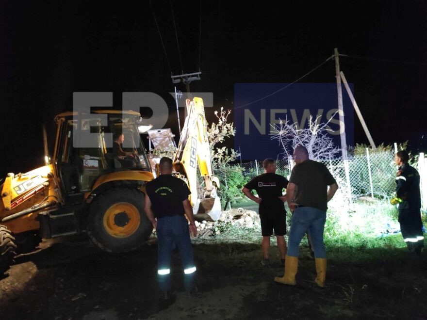 Ροδόπη: Πολύωρη επιχείρηση για τη διάσωση άγριου αλόγου που είχε πέσει σε δεξαμενή ποτίσματος