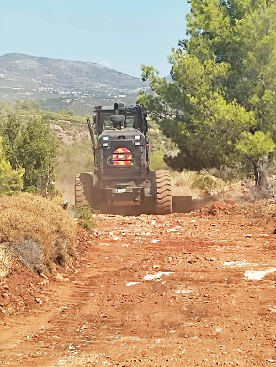 Νέες αντιπυρικές ζώνες άνοιξε στον Μαραθώνα η Πολιτική Προστασία - Δείτε φωτογραφίες 