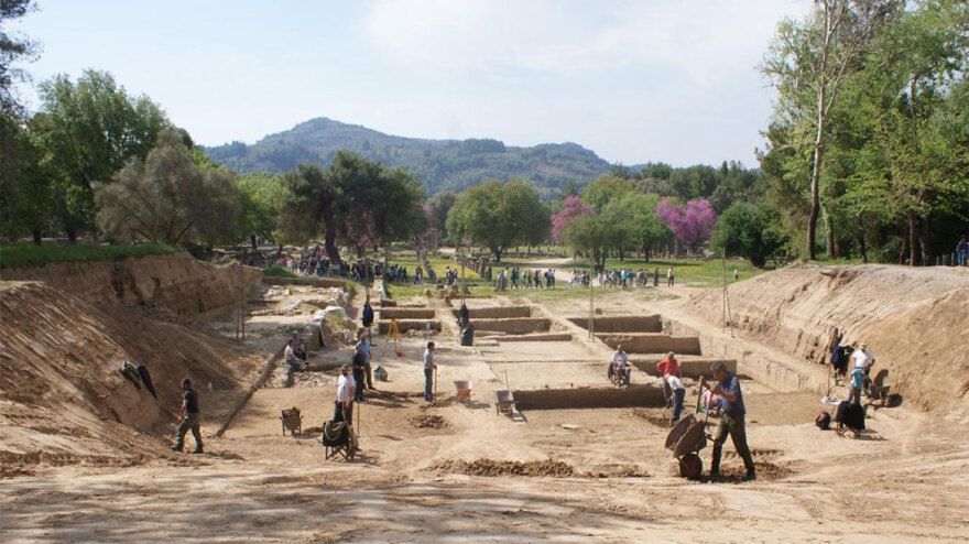 Αποκαλύπτεται το Γυμνάσιο της Αρχαίας Ολυμπίας - Δείτε φωτογραφίες 