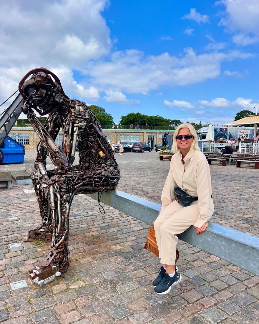 Χριστίνα Κοντοβά: Το φωτογραφικό άλμπουμ από το ταξίδι της στην Κοπεγχάγη