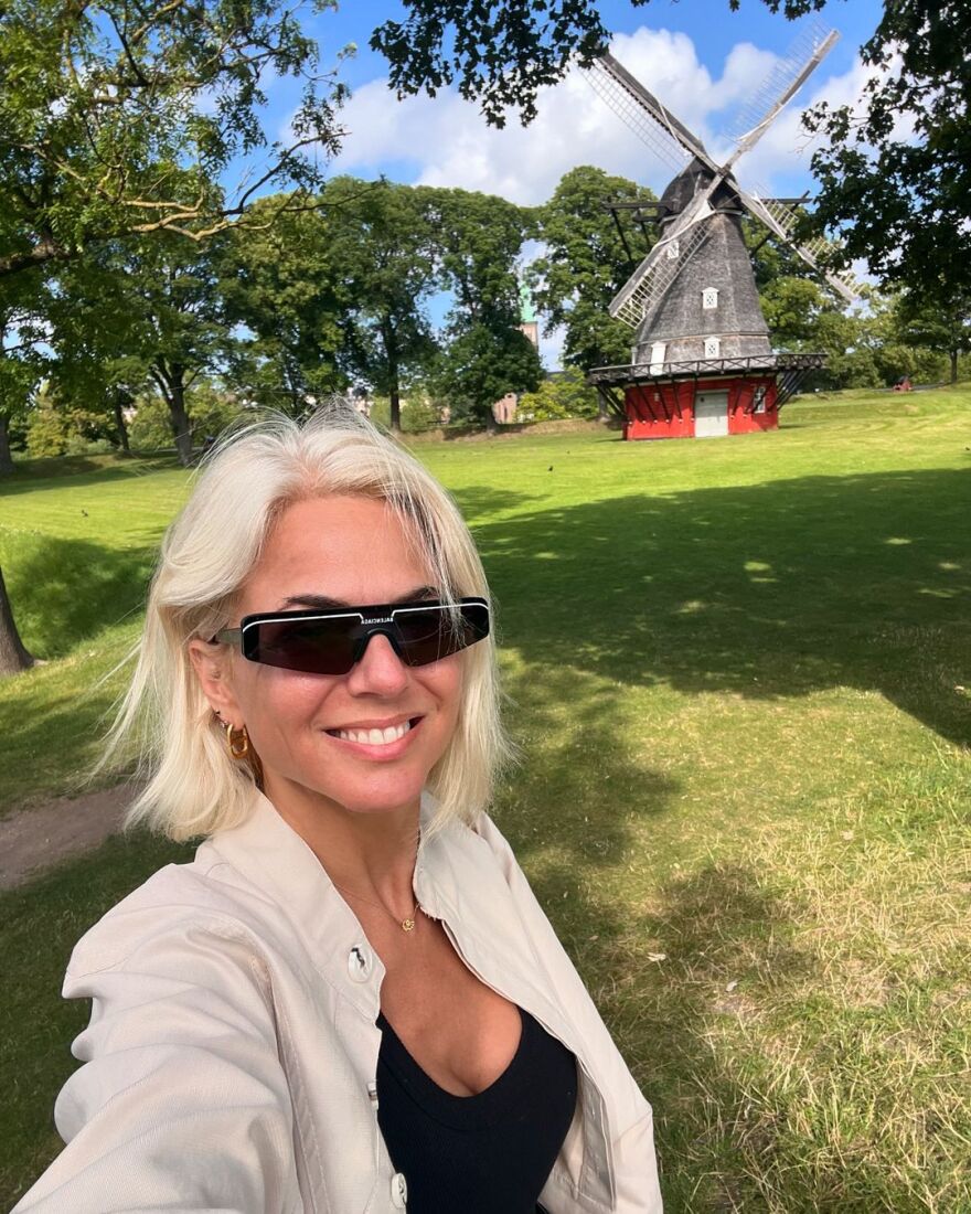 Χριστίνα Κοντοβά: Το φωτογραφικό άλμπουμ από το ταξίδι της στην Κοπεγχάγη