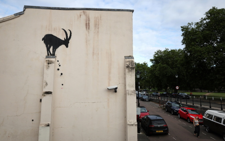 Banksy: Πίθηκοι το νέο έργο του καλλιτέχνη στο Λονδίνο - Το τρίτο μέσα σε τρεις μέρες