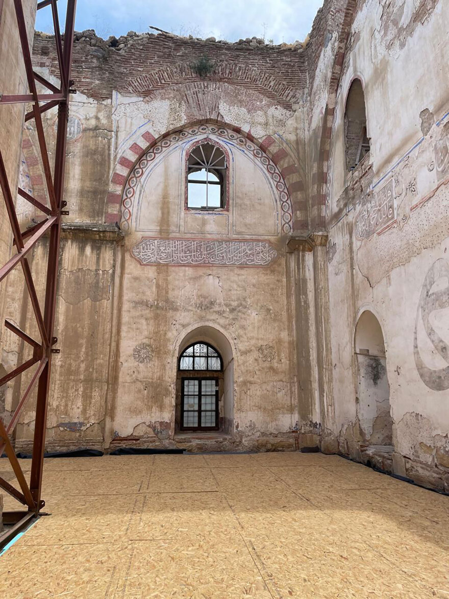 Σε πλήρη εξέλιξη οι εργασίες στο Τέμενος Βαγιαζήτ στο Διδυμότειχο  - Αυτοψία Μενδώνη 