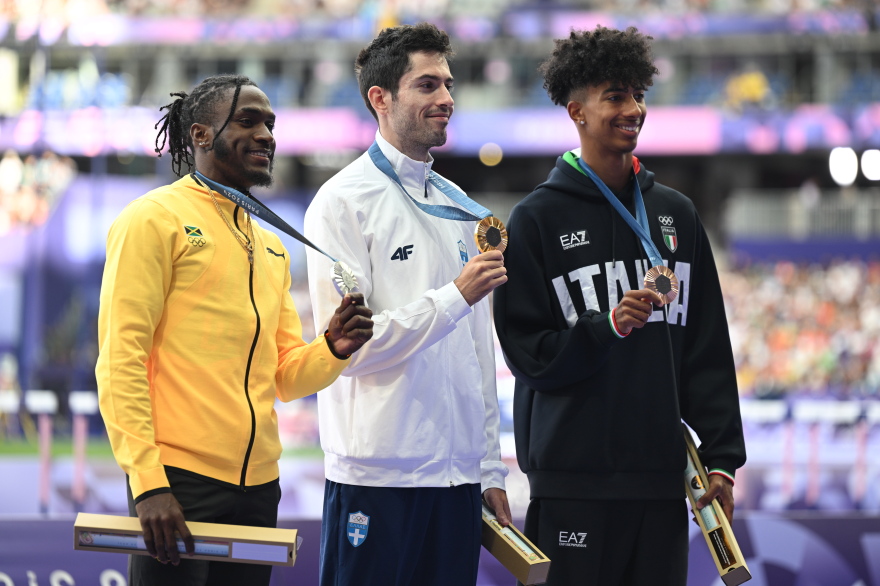 Ολυμπιακοί Αγώνες 2024: Ο Εθνικός Ύμνος  στο Stade de France - Το 2ο χρυσό Ολυμπιακό μετάλλιο στο στήθος του Τεντόγλου - Βίντεο, φωτογραφίες