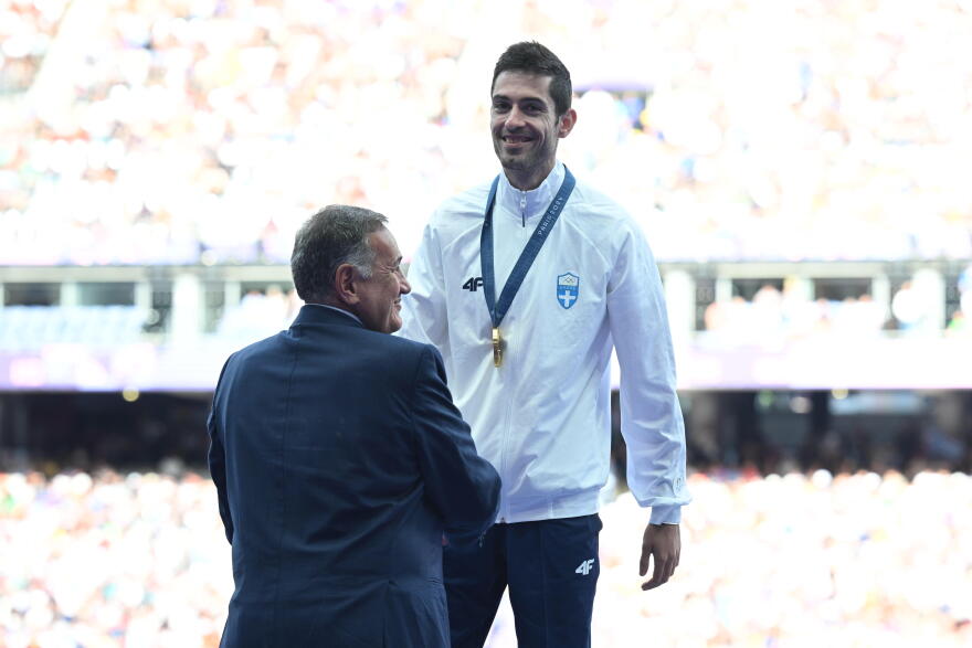 Ολυμπιακοί Αγώνες 2024: Ο Εθνικός Ύμνος  στο Stade de France - Το 2ο χρυσό Ολυμπιακό μετάλλιο στο στήθος του Τεντόγλου - Βίντεο, φωτογραφίες