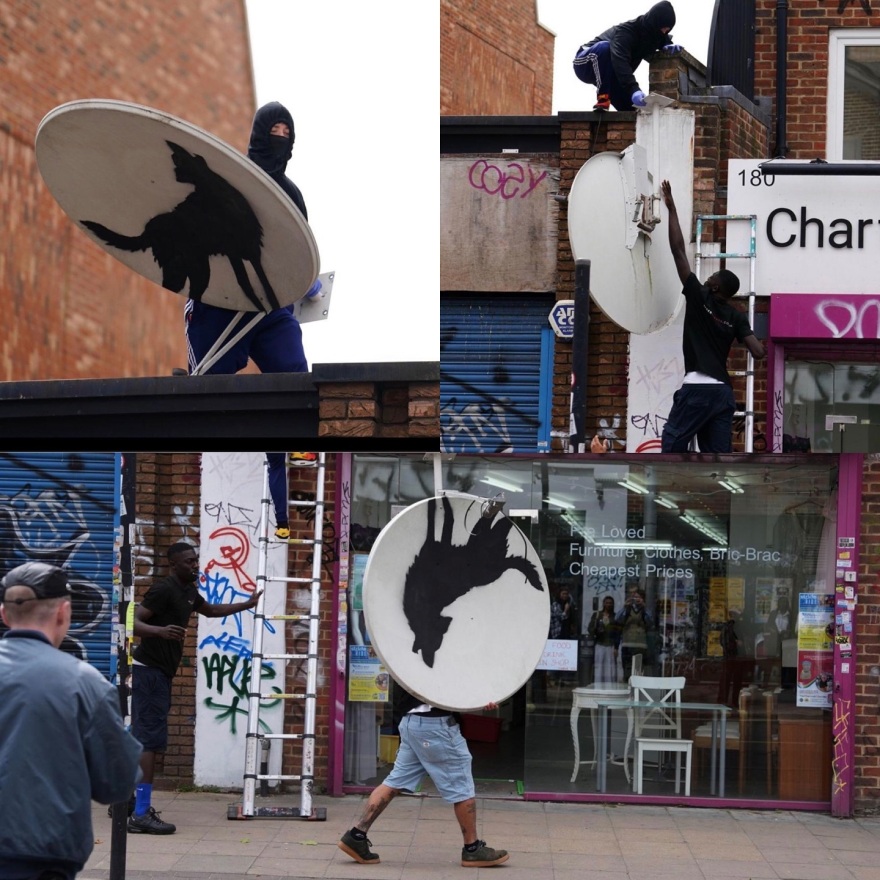 Banksy: Δεν πρόλαβε να το φτιάξει και κάποιοι έκλεψαν το τελευταίο έργο του