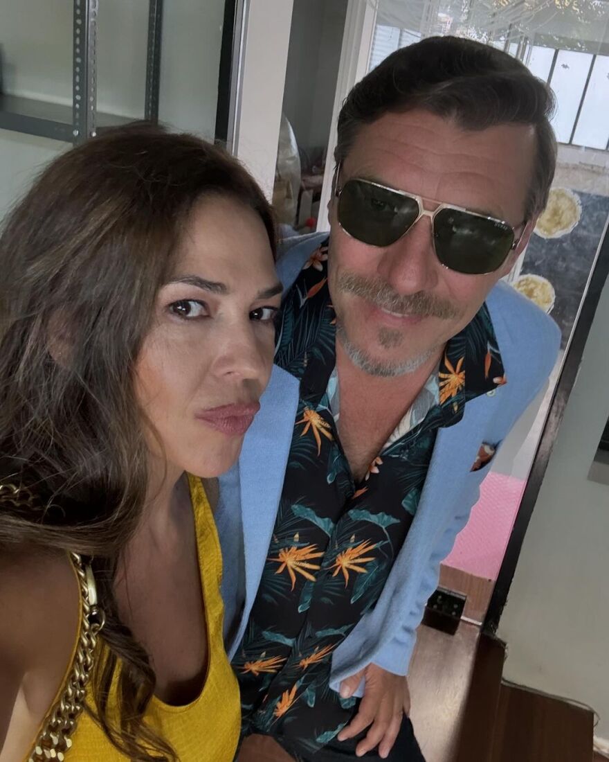 Ναταλία Δραγούμη - Γιάννης Στάνκογλου: Η φωτογραφία στα γυρίσματα της σειράς Αρχελάου 5