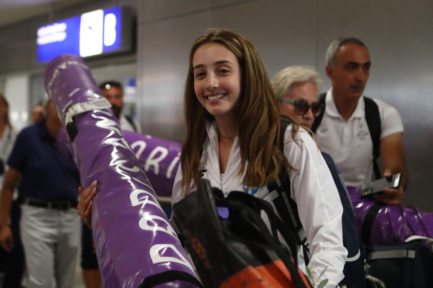 Ολυμπιακοί Αγώνες 2024: Επέστρεψε η Ολυμπιακή ομάδα - Τα φώτα σε Καραλή και Τεντόγλου - Δείτε βίντεο, φωτογραφίες 