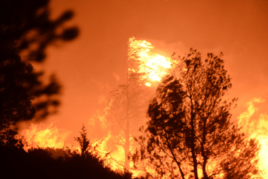 Φωτιά στην Αττική:   Τα 30χλμ. φτάνει το μέτωπο της πυρκαγιάς που καίει το Πεντελικό όρος - Επιχειρούν 670 πυροσβέστες