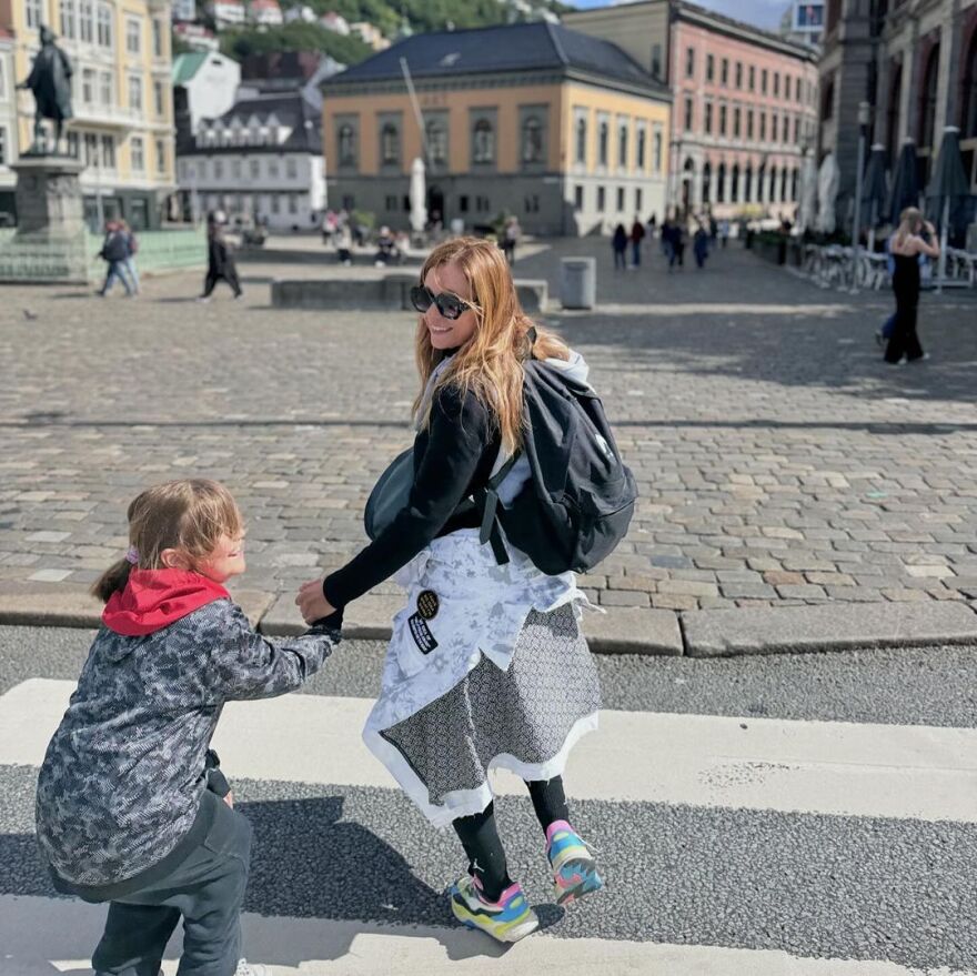 Θάλεια Ματίκα: Φωτογραφίες από το ταξίδι της στη Νορβηγία με την οικογένειά της 