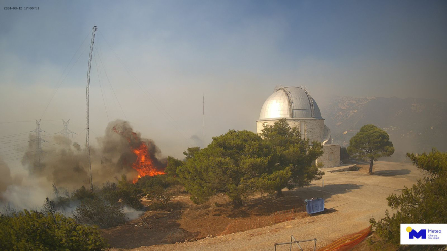 Φωτιά στην Αττική: Πέρασε ο κίνδυνος στο Αστεροσκοπείο, ασφαλείς οι εγκαταστάσεις