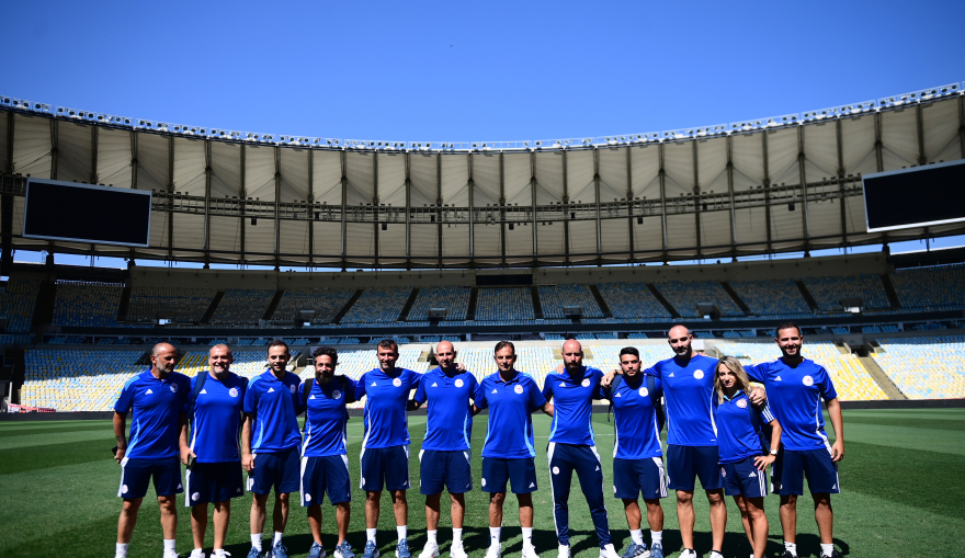 Ολυμπιακός: Οι Νέοι επισκέφτηκαν το θρυλικό Μαρακανά μια ημέρα πριν τον τελικό με τη Φλαμένγκο - Φωτογραφίες  
