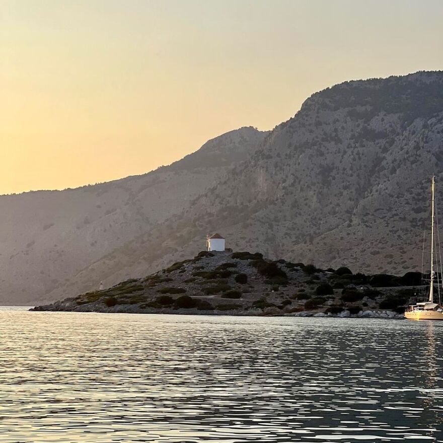 Ελεωνόρα Ζουγανέλη: Τα στιγμιότυπα από το ταξίδι της στους Λειψούς