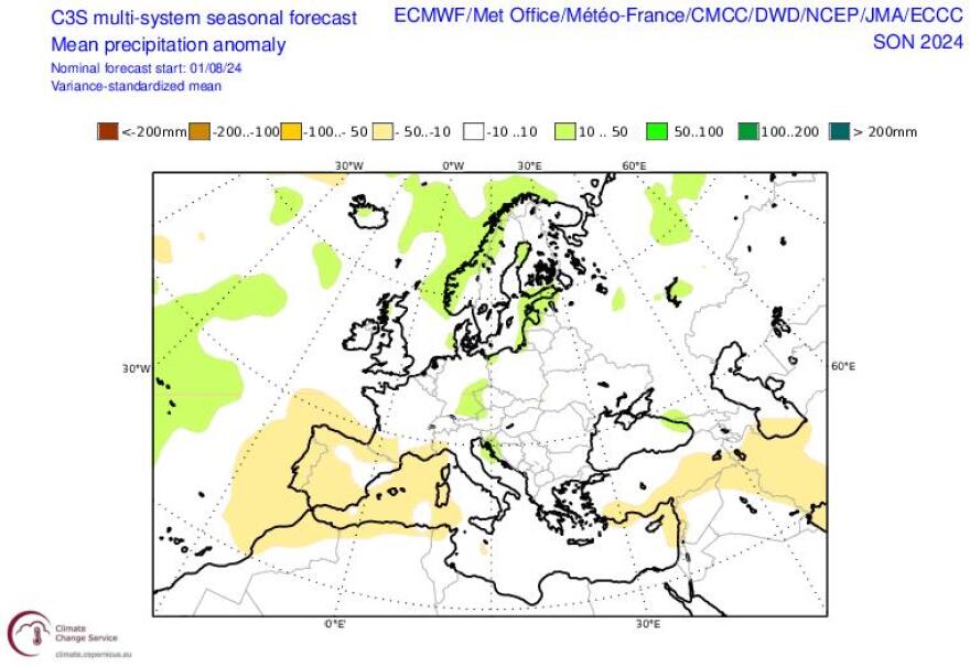 ΕΜΥ: Zεστό φθινόπωρο στην Ελλάδα «δείχνουν» τα προγνωστικά μοντέλα