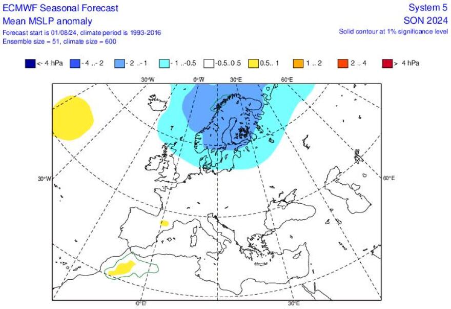 ΕΜΥ: Zεστό φθινόπωρο στην Ελλάδα «δείχνουν» τα προγνωστικά μοντέλα