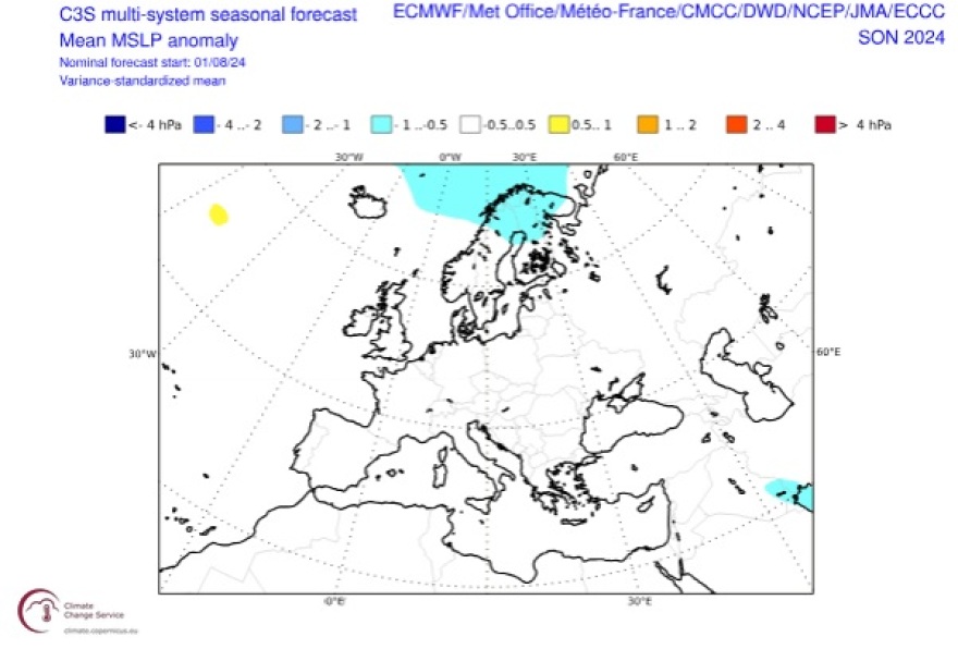 ΕΜΥ: Zεστό φθινόπωρο στην Ελλάδα «δείχνουν» τα προγνωστικά μοντέλα