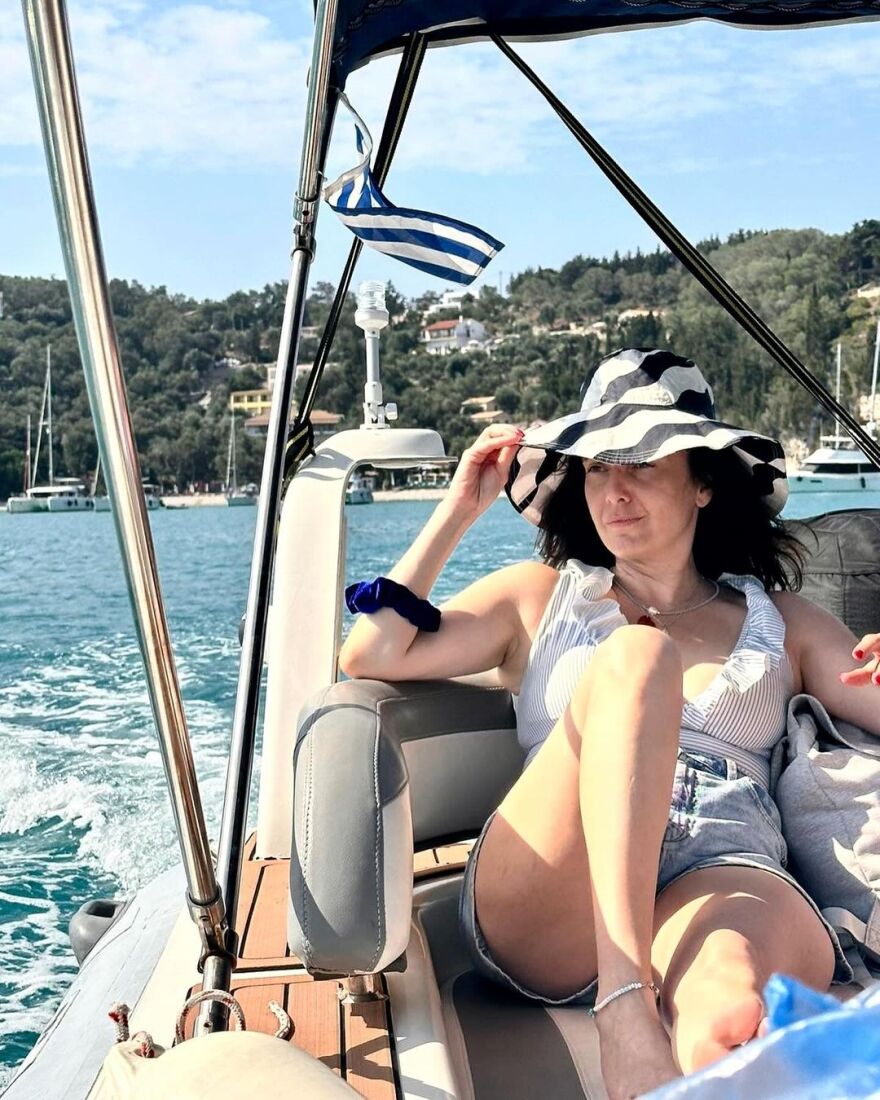 Ιωάννα Τριανταφυλλίδου: Οι φωτογραφίες της από τους Παξούς 