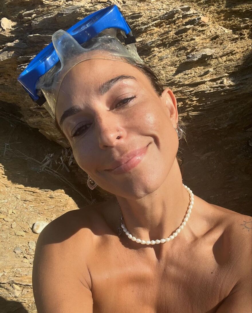 Κατερίνα Παπουτσάκη: Τα νέα στιγμιότυπα από τις διακοπές της στη Σητεία 