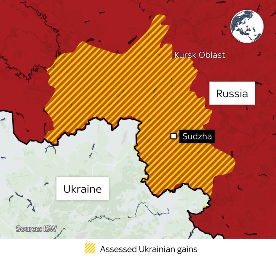 Πόλεμος στην Ουκρανία: Ελέγχουμε 100 οικισμούς στο Κουρσκ, λένε οι Ουκρανοί - Τι συμβαίνει στο Μπέλγκοροντ