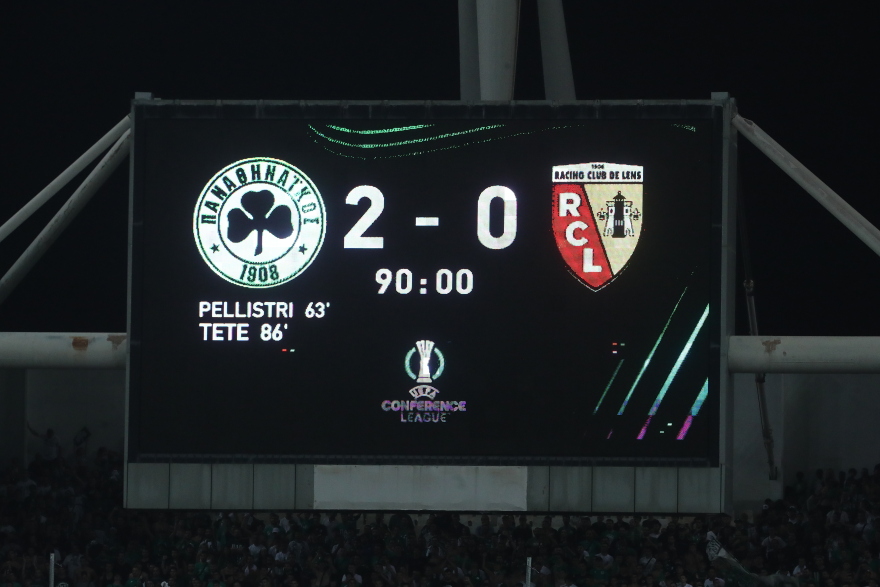 Conference League: Φοβερός Παναθηναϊκός, 2-0 τη Λανς στο «καμίνι» του ΟΑΚΑ και πρόκριση στη League Phase - Δείτε τα γκολ