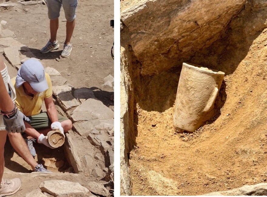 Δεσποτικό: Νέα ευρήματα στο Ιερό του Απόλλωνα στη Μάντρα και στο Τσιμηντήρι, δείτε φωτογραφίες
