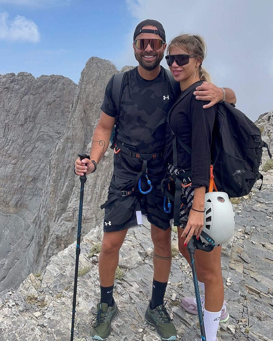 Ηλίας Βρεττός: Ανέβηκε στον Όλυμπο μαζί με τη σύζυγό του