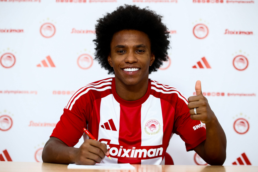 Γουίλιαν για τη μεταγραφή του στον Ολυμπιακό: Ξέρω πόσο μεγάλος είναι ο σύλλογος, έχω μεγάλες φιλοδοξίες