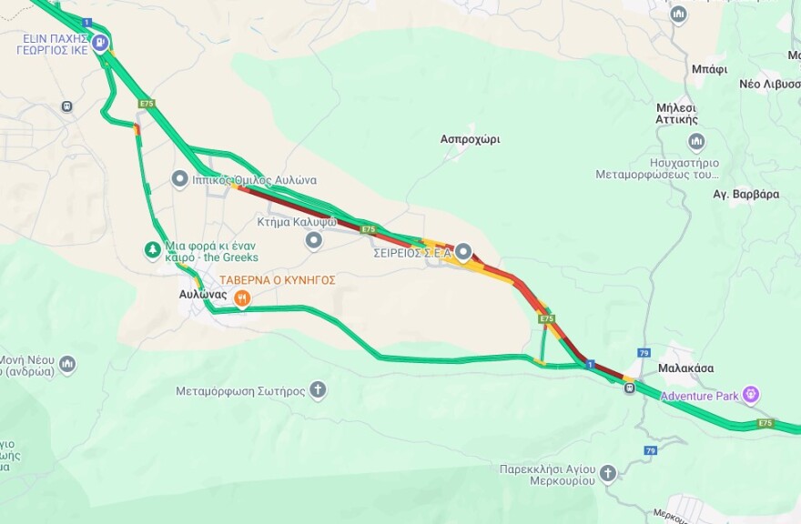 ΕΚΟ Ράλλυ Ακρόπολις: Αποκαθίσταται σταδιακά η κυκλοφορία στην Εθνική Οδό