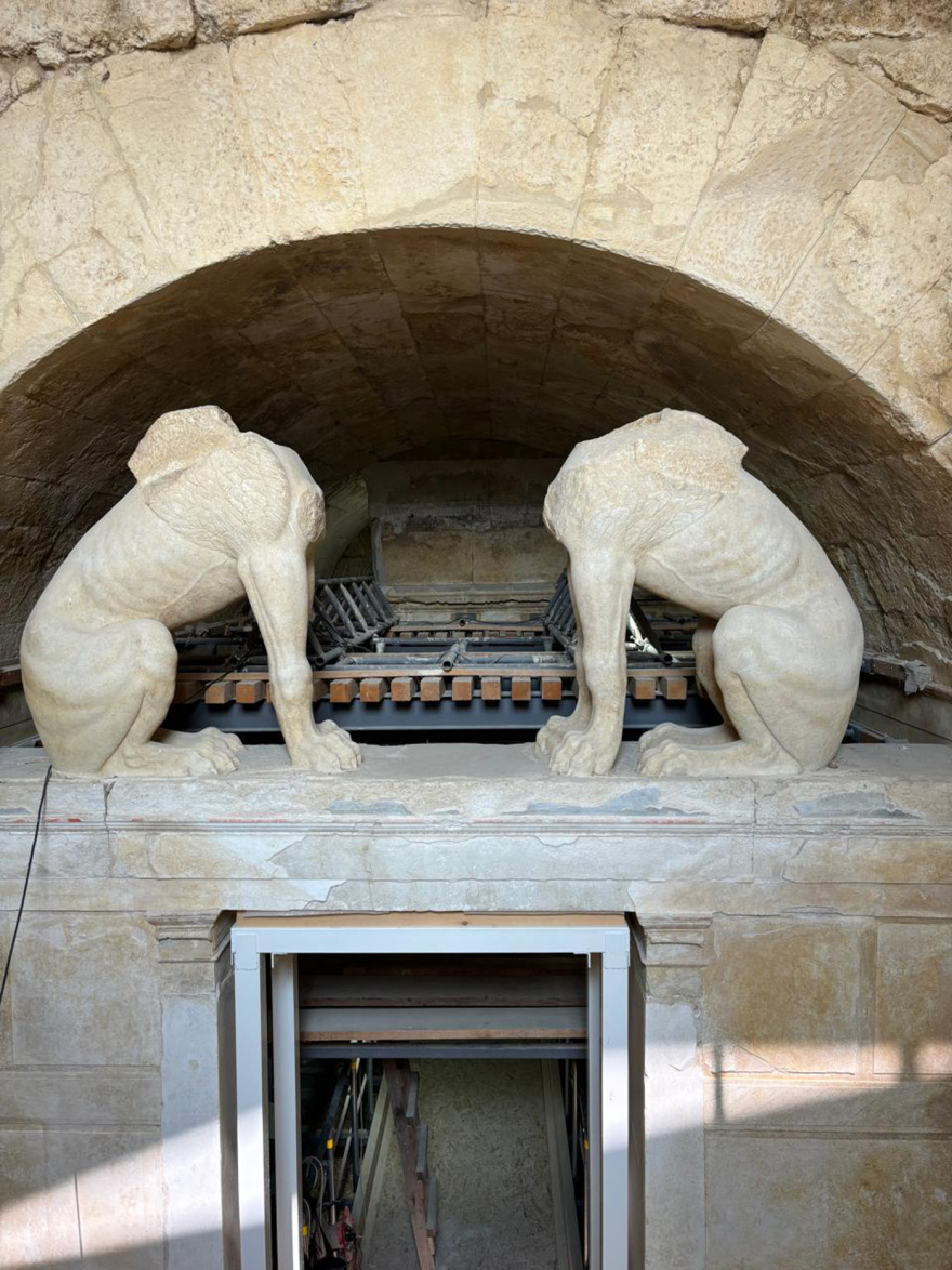 Τύμβος Καστά - Αμφίπολη: Προχωρούν οι εργασίες - Στόχος να δοθεί στο κοινό του 2027, λέει η Μενδώνη