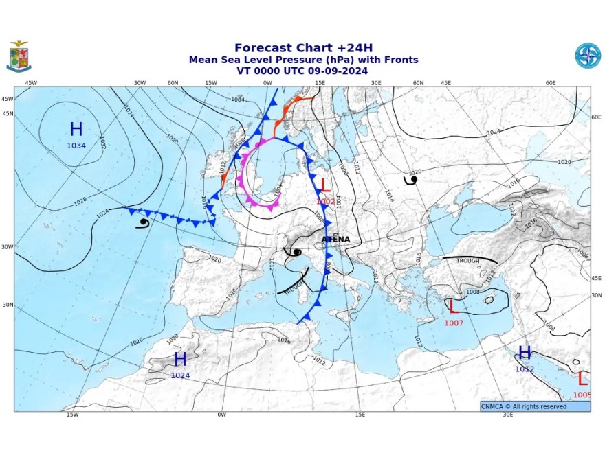Καιρός: Έρχεται η κακοκαιρία «Atena» - Πότε και πού θα χτυπήσει 