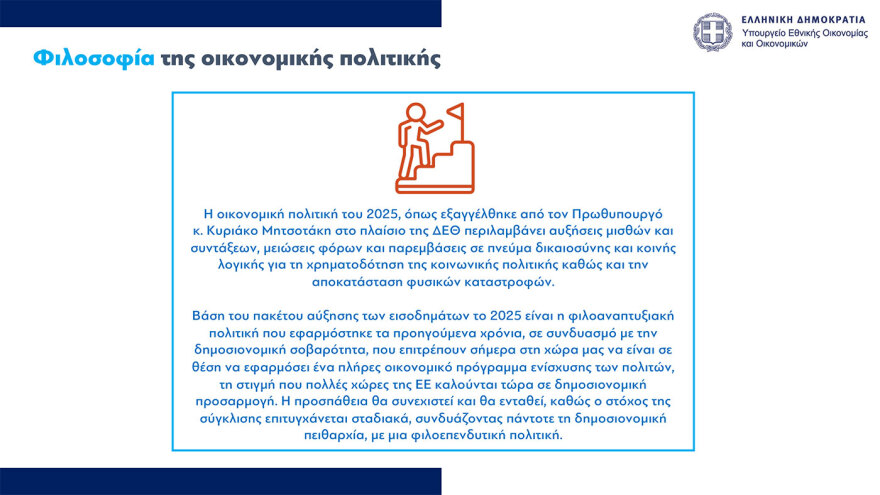 Τι φέρνει το 2025 για μισθούς, συντάξεις, φόρους, στεγαστική πολιτική και επιδόματα – Όλα τα μέτρα