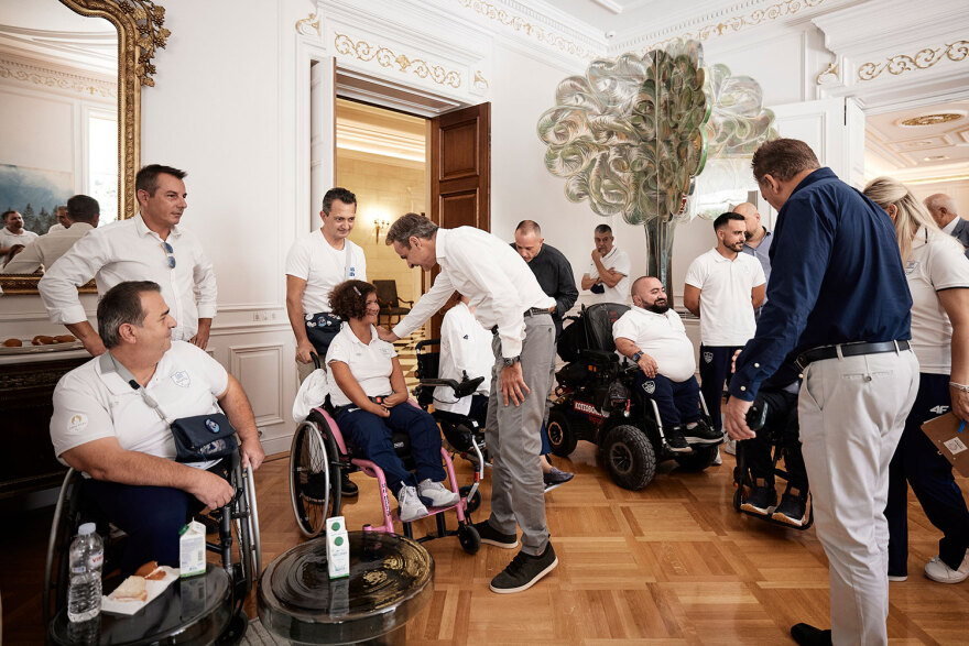 Κυριάκος Μητσοτάκης: Υποδέχτηκε τα μέλη της Παραολυμπιακής ομάδας στο Μέγαρο Μαξίμου - Βίντεο, φωτογραφίες 