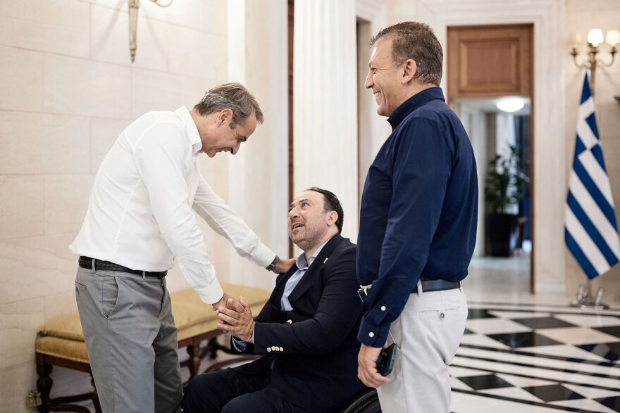 Κυριάκος Μητσοτάκης: Υποδέχτηκε τα μέλη της Παραολυμπιακής ομάδας στο Μέγαρο Μαξίμου - Βίντεο, φωτογραφίες 