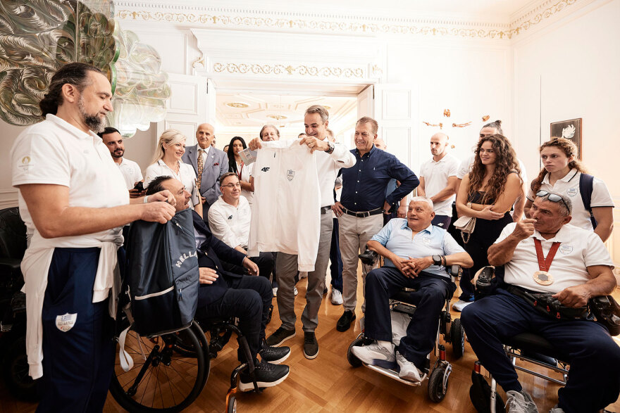 Κυριάκος Μητσοτάκης: Υποδέχτηκε τα μέλη της Παραολυμπιακής ομάδας στο Μέγαρο Μαξίμου - Βίντεο, φωτογραφίες 