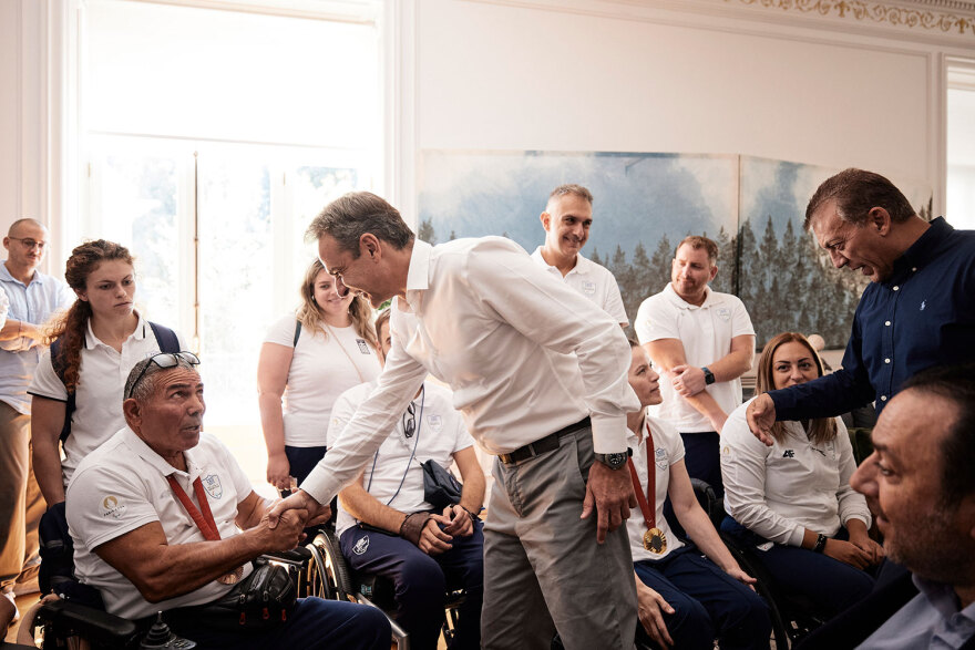 Κυριάκος Μητσοτάκης: Υποδέχτηκε τα μέλη της Παραολυμπιακής ομάδας στο Μέγαρο Μαξίμου - Βίντεο, φωτογραφίες 