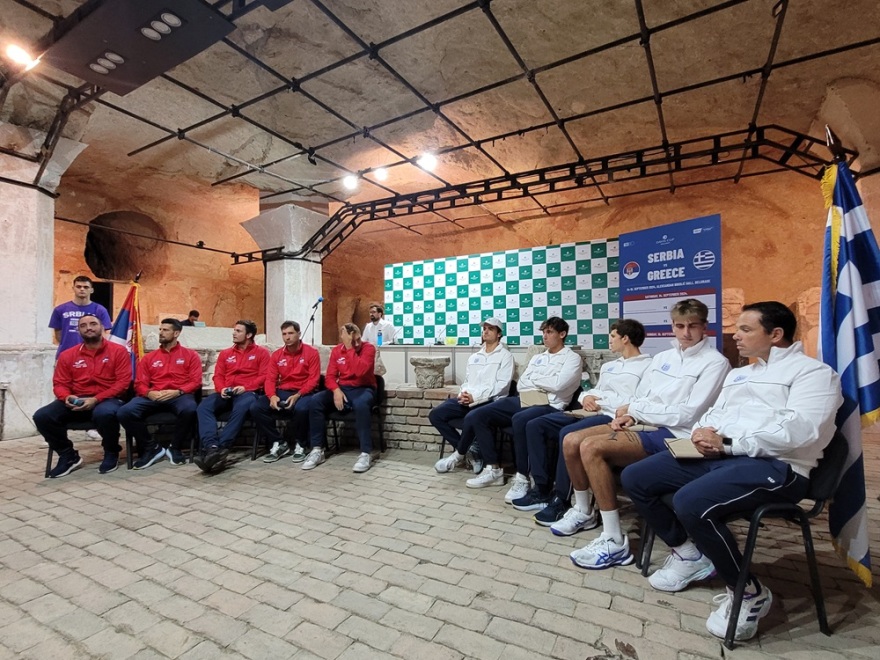 Davis Cup: Στο Βελιγράδι χωρίς τον Τσιτσιπά για τα παιχνίδια με τη Σερβία του Τζόκοβιτς η Ελλάδα 