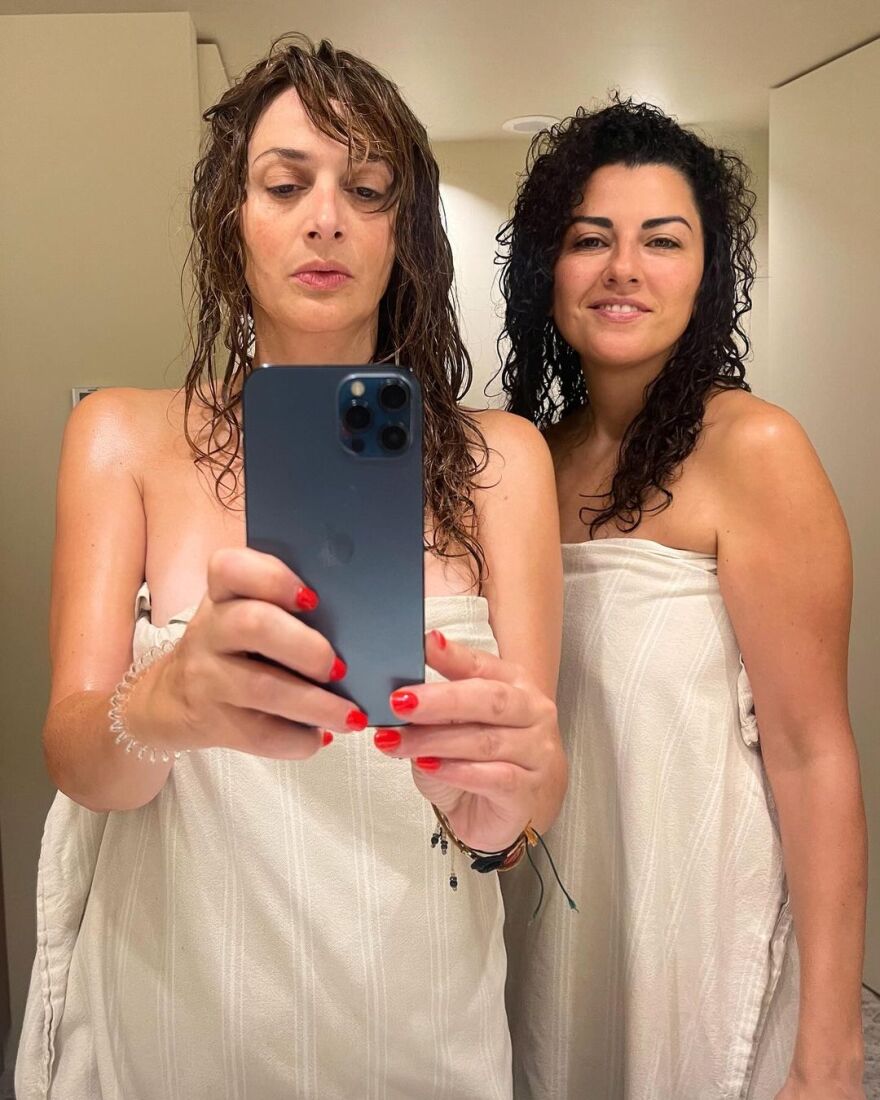 Μαρία Κωνσταντάκη: Ποζάρει στη σάουνα με την πετσέτα της 