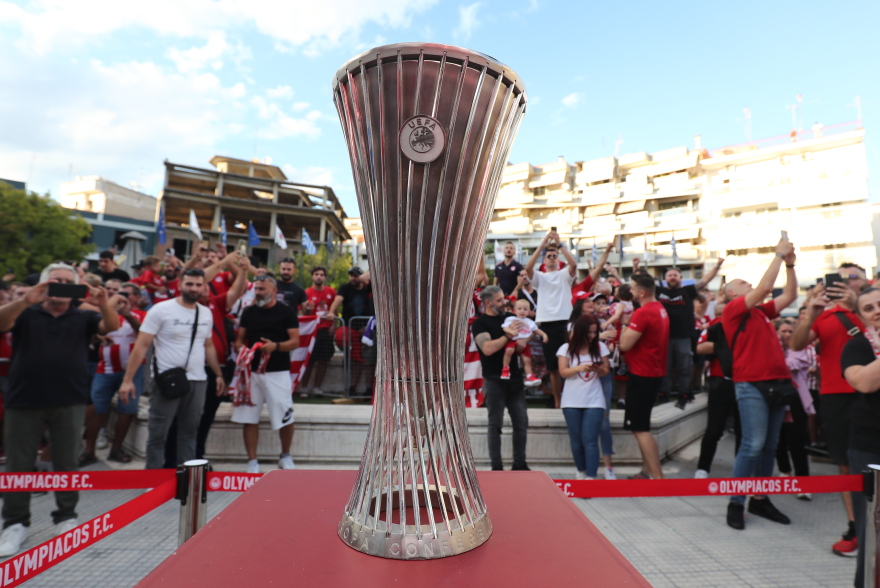 Ολυμπιακός: Θερμή υποδοχή για τα ευρωπαϊκά τρόπαια σε Μακεδονία και Θράκη - Βίντεο, φωτογραφίες 